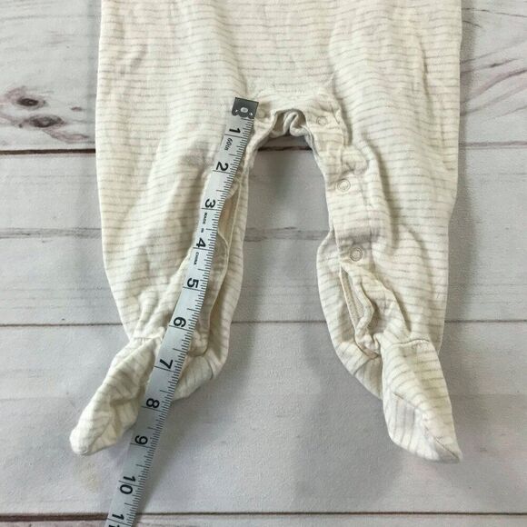 Baby Gap Disney Baby 6-9 months Winnie the Pooh Organic Stripe Footed One-piece - Picture 7 of 11